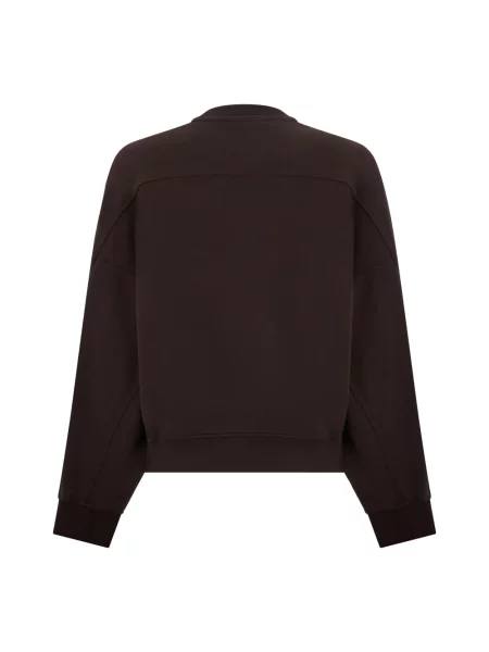 Bluza z kapturem Maison Kitsune z kapturem brązowa