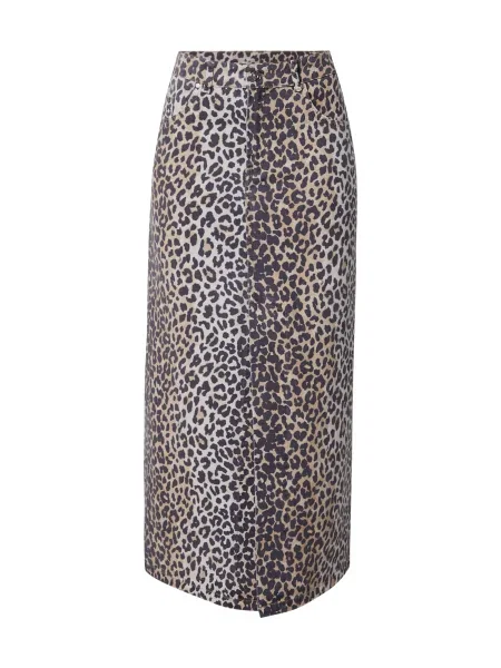 OUI Sukně béžová / velbloudí černá