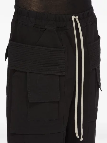 Καπιτονέ παντελόνι cargo Rick Owens Drkshdw μαύρο