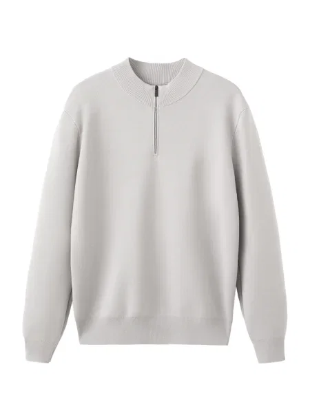 MANGO MAN Pulover Luxusp' siva