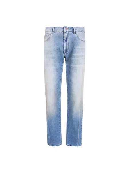 Jeansy Mm6 Maison Margiela z 5 kieszeniami niebieskie