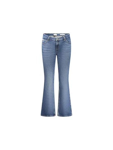 Jeansy Guess retro z 5 kieszeniami niebieskie