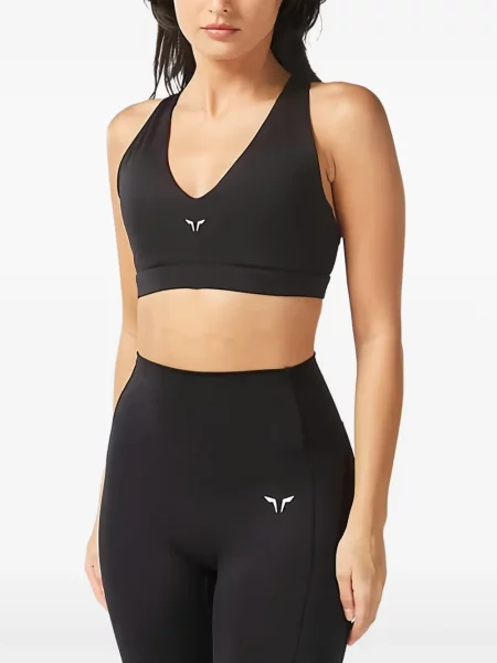 Sutien Squatwolf cu decolteu în V negru