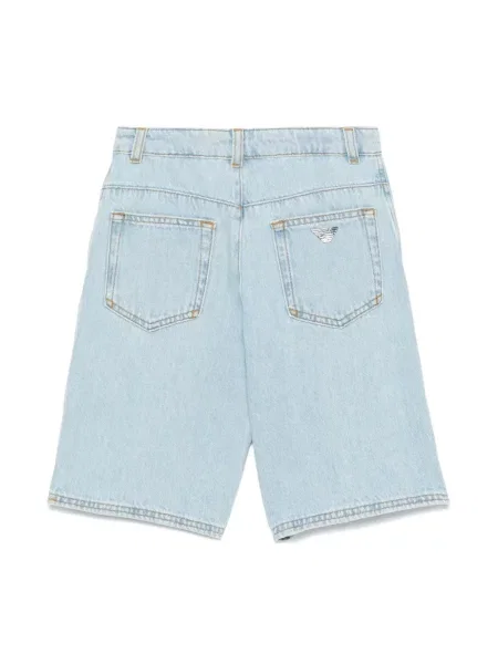Szorty jeansowe dziecięce Emporio Armani niebieskie
