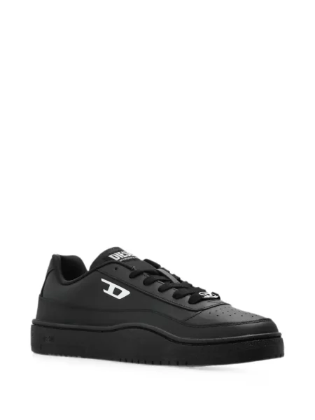 Кожени маратонки Diesel черно
