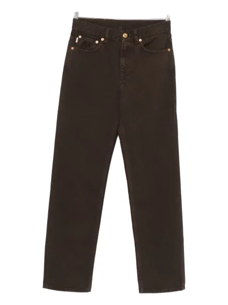 Haftowane jeansy Blazé Milano brązowe