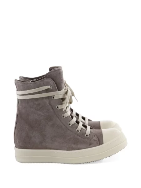 Top Rick Owens din piele de căprioară gri