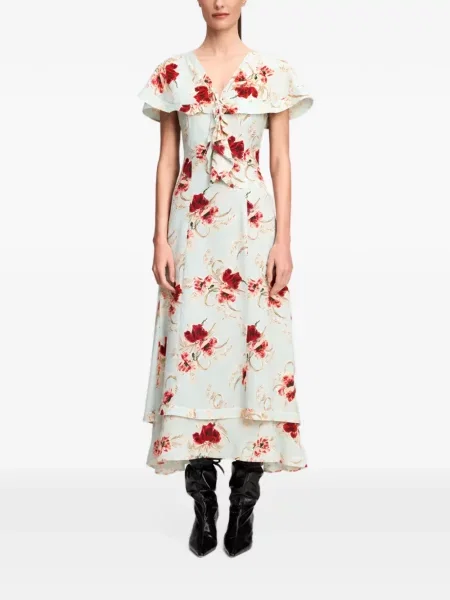 Rochie midi Cinq A Sept albastru