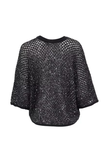 Pulover Ba&sh cu paiete negru