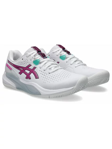 Синтетический кроссовки Asics белые
