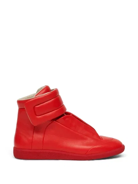 Sneakerși Maison Margiela din piele roșu