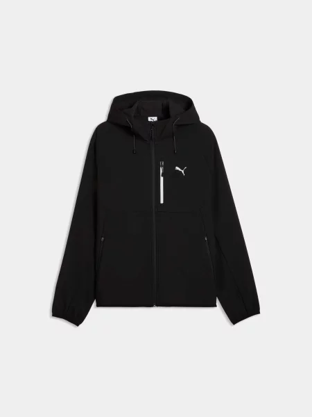 Демисезонная куртка Puma софтшелл черная