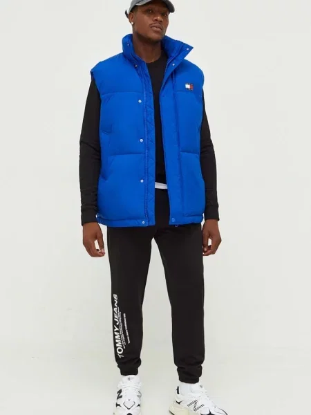 Елек Tommy Jeans мъжки зимен модел синьо