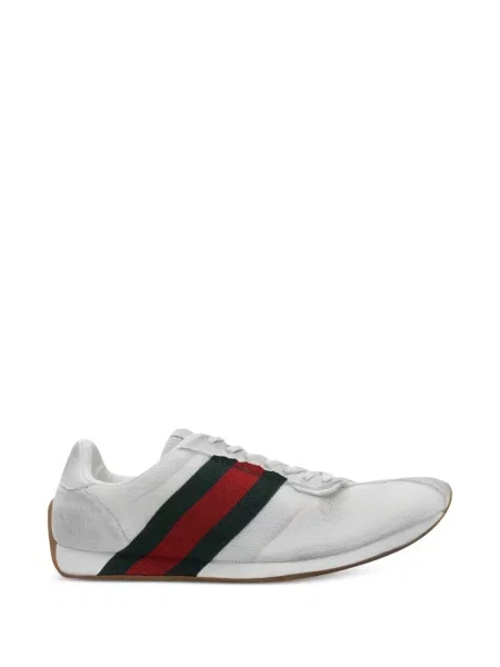 Sneakerși Gucci cu dungi alb