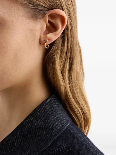 Cercei Jil Sander auriu
