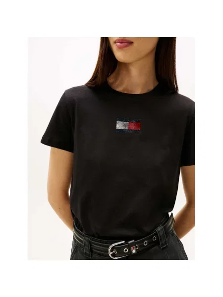 Tricou Tommy Jeans negru