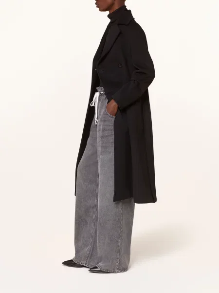 Marant Étoile Jeansy Paperbag Jordy grau szare