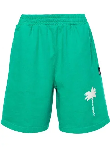 Pantaloni scurți Palm Angels verde