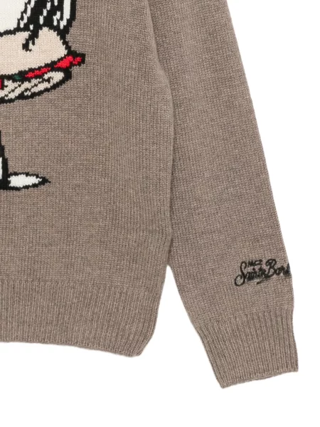 Sweter dziecięcy Mc2 Saint Barth brązowy