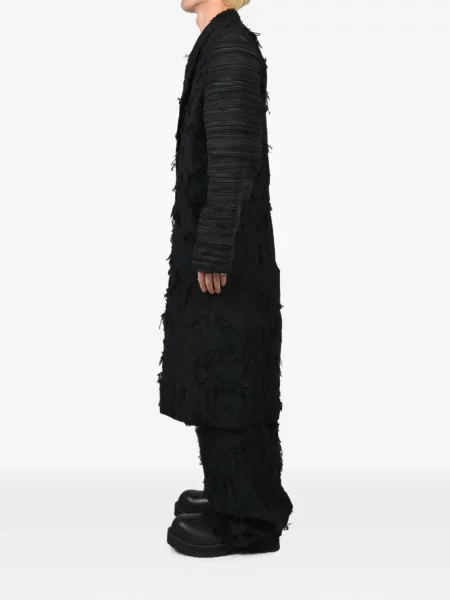 Palton Filth din jacard negru