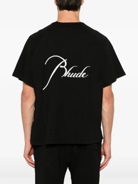 Tricou Rhude cu autograf negru