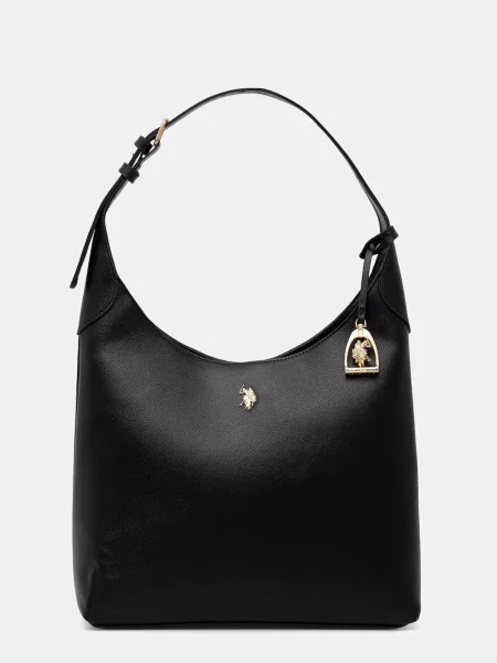 U.S. Polo Assn. Torebka z imitacji skóry JONES czarna