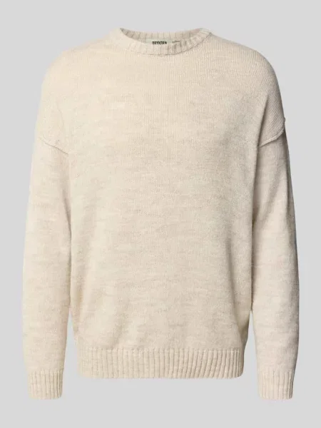 Sweter z dzianiny o luźnym kroju z dodatkiem wełny model ‘MALIO’ Drykorn