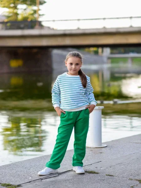 Дитячий Світшот ODWEEK зелений