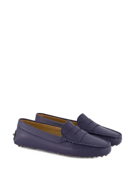 Pantofi loafer Atelier Verdi din piele albastru