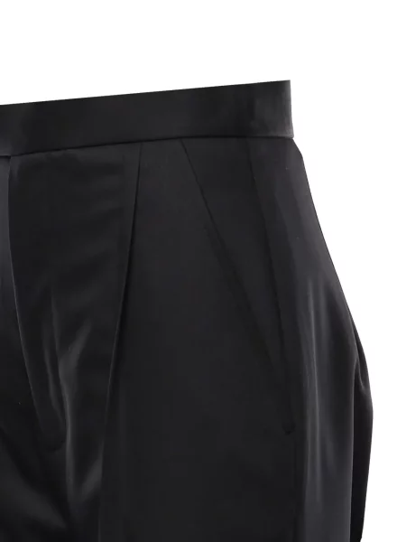 Pantaloni Vivienne Westwood de lână negru
