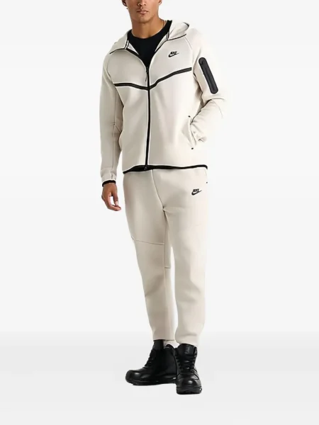 Top Nike polarowy o krotszym kroju z zamkiem błyskawicznym do połowy biały