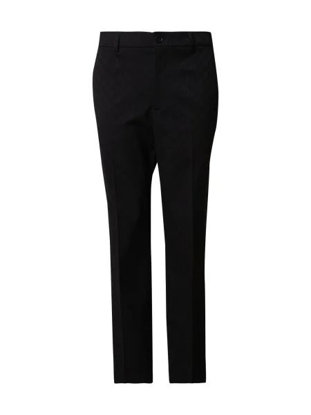 Karl Lagerfeld Pantaloni cu dungă negru