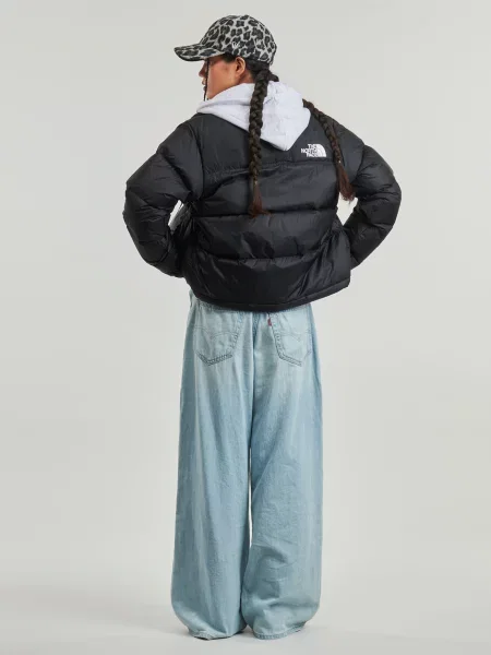 Páperová bunda The North Face Retro Nuptse čierna
