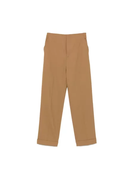 Spodnie Alberta Ferretti brązowe