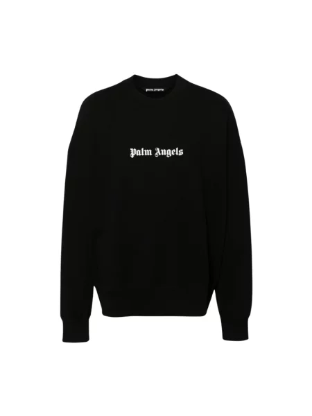 Palm Angels bluza Classic Logo z nadrukiem czarny