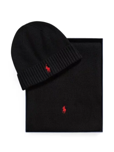 Μάλλινο polo Polo Ralph Lauren με κέντημα με κορδόνι πράσινο