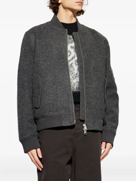 Geacă bomber Allsaints gri