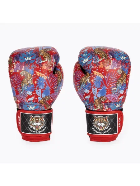 Rękawice bokserskie Top King Boxing Wild Tiger black/red czarne