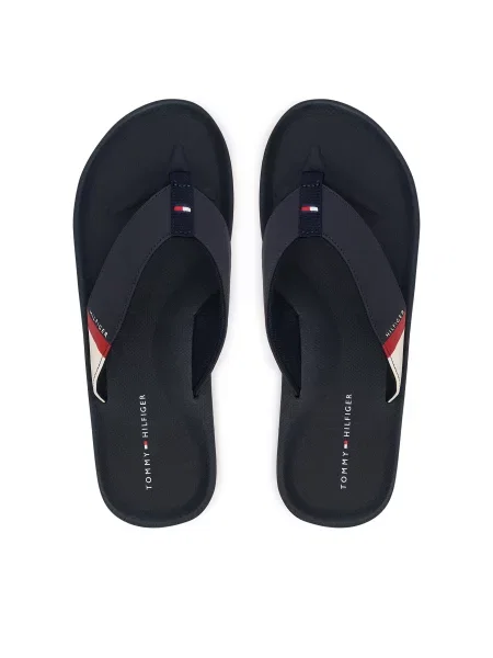 Japonke Tommy Hilfiger Padded Hilfiger Beach Sandal Mornarsko modra