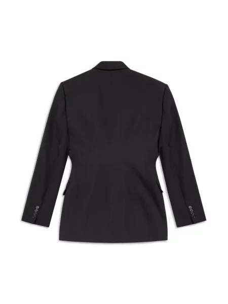 Vilnonis švarkas Balenciaga juoda