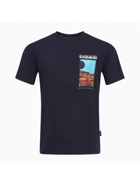 Tričko Napapijri modrá
