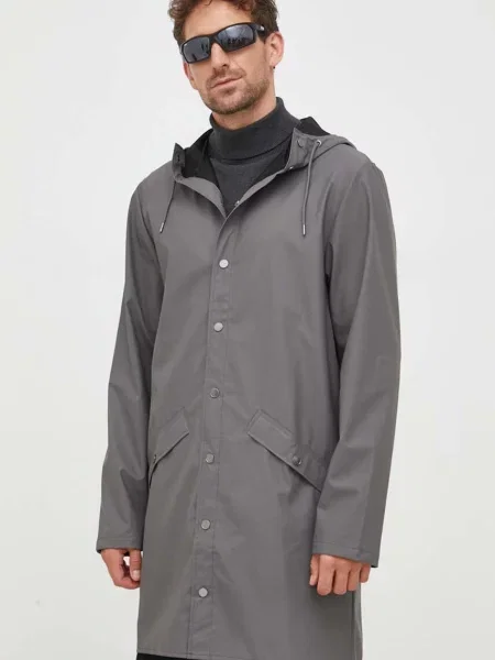 Rains kurtka przeciwdeszczowa Jackets przejściowa szary