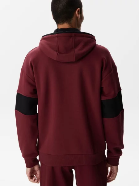 Толстовка Lacoste бордовая