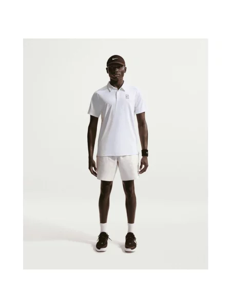 Koszulka polo damska Nike Court Advantage z krótkim rękawem S biały