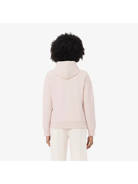 Lacoste Bluza Z Kapturem Z Piki Na różowa