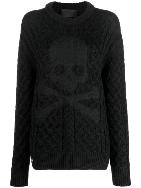 Pulover Philipp Plein de lână negru