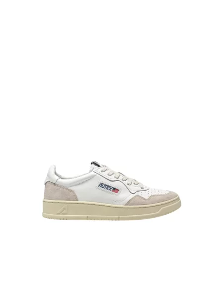 Sneakers Autry Medalist Low Wom White Leather/ Beige Suede EUR 36 białe