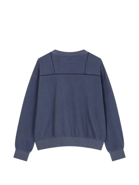 Pulover Tomboy cu imagine albastru
