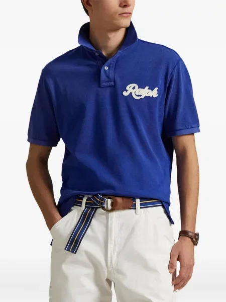 Μικρός κασκέτο Polo Ralph Lauren με χαμηλή μέση υφαίνω διαγωνίως πράσινο