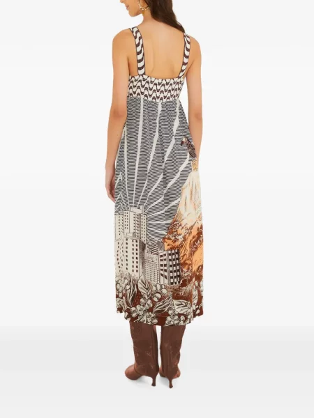 Rochie midi Farm Rio cu imagine